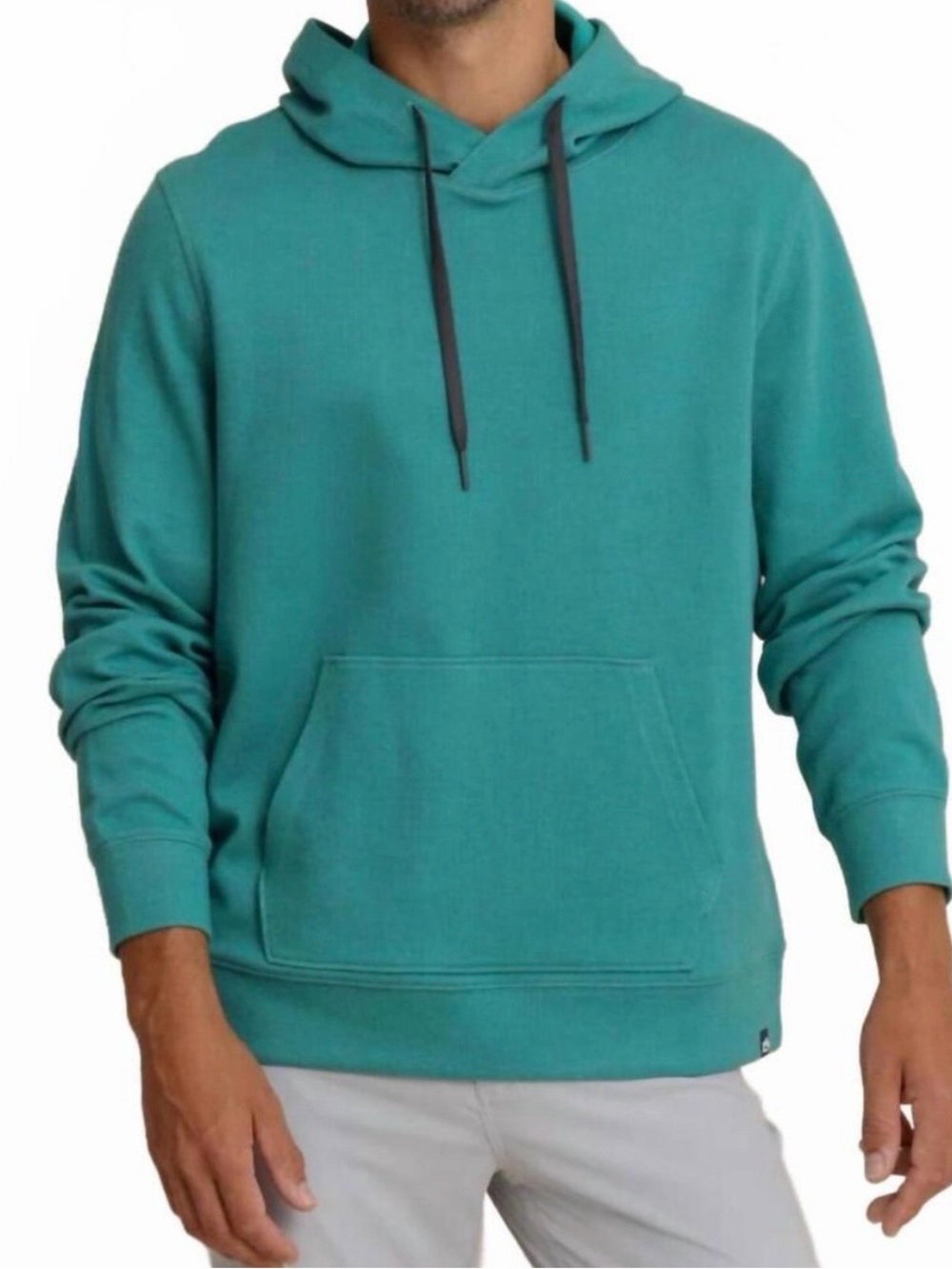 Southern Tide Teal Pullover Hoodie with Kangaroo Pocket